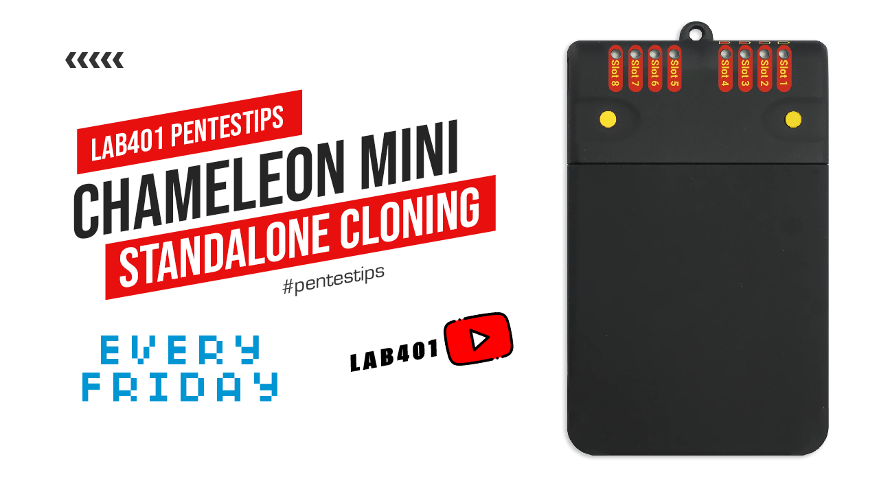 #Pentestips : Chameleon Mini: Standalone Mifare Cloning