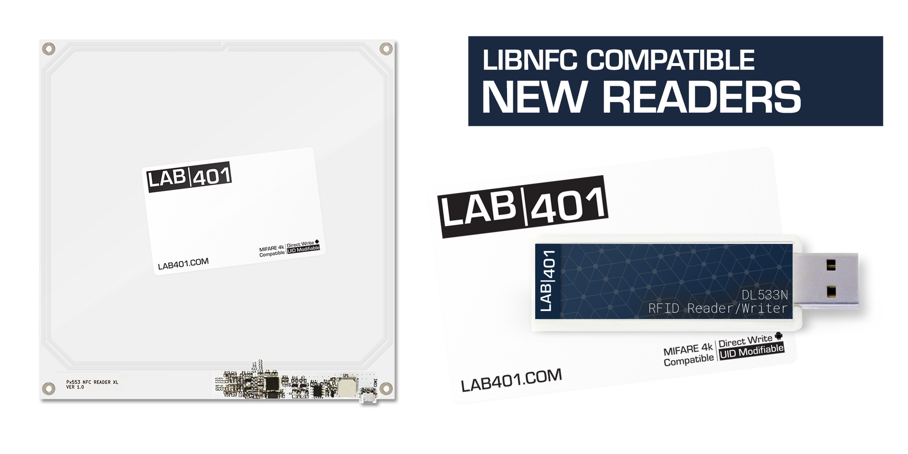 New Long Range & Miniaturised RFID Reader/Writers