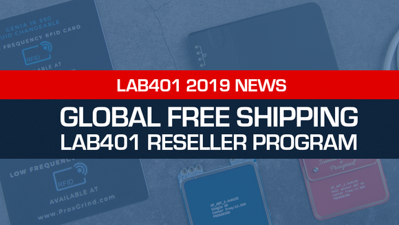 Announcing Global Free Shipping & Lab401 Reseller Program