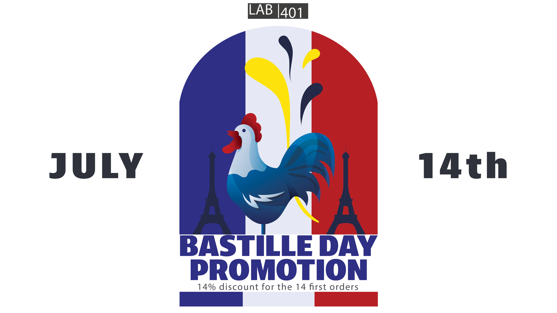🥐 Bastille Day Promo: 14% Discount Storewide!