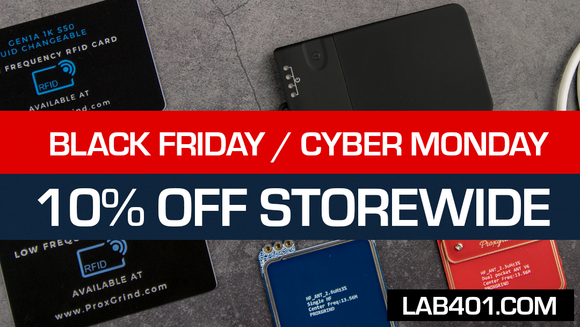 Black Friday / Cyber Monday Sales: 10% Store-wide for one week!