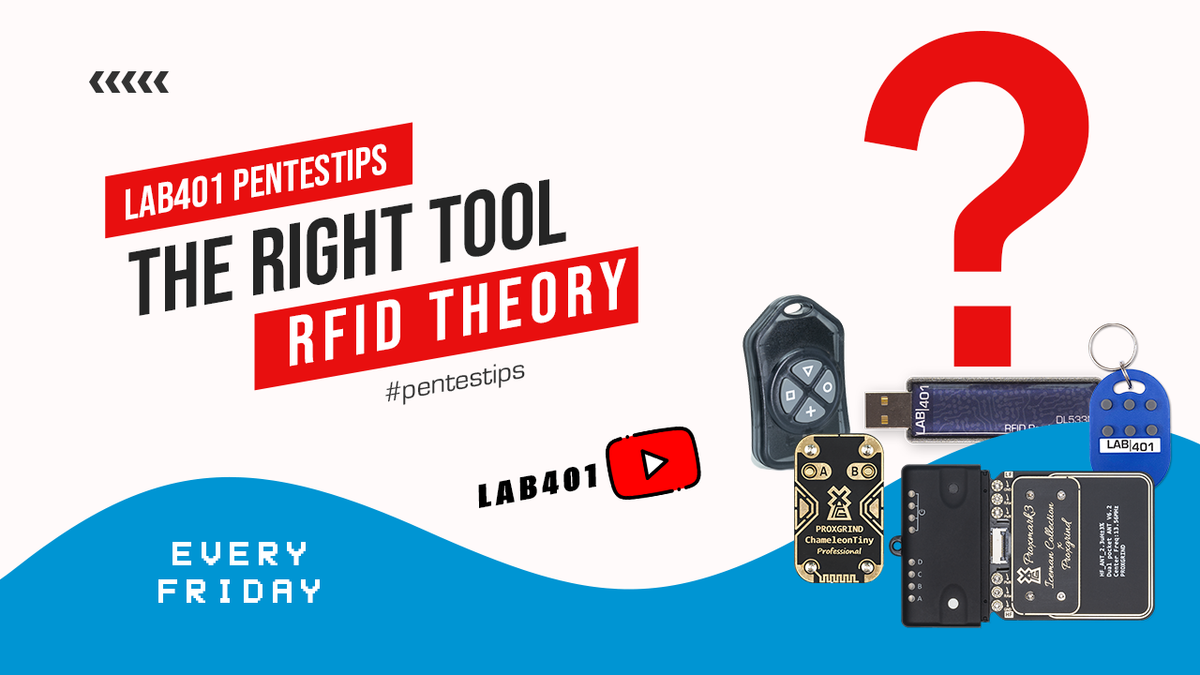 #pentestips RFID theory - the right tool for your RFID job — Lab401