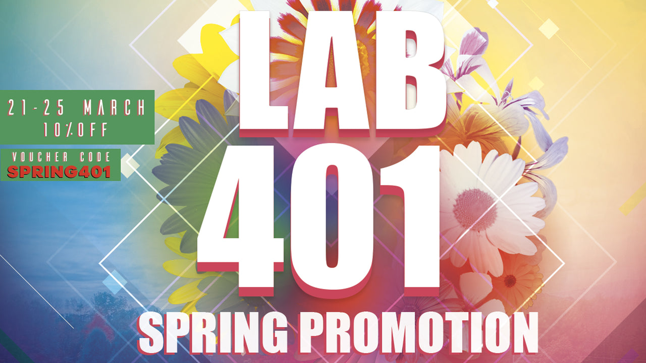 SPRING PROMO - 10% OFF until MARCH 25th 2019