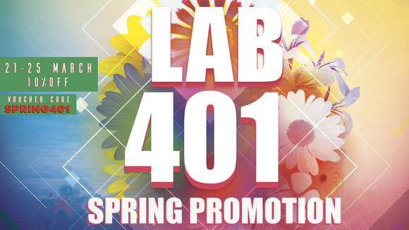 SPRING PROMO - 10% OFF until MARCH 25th 2019