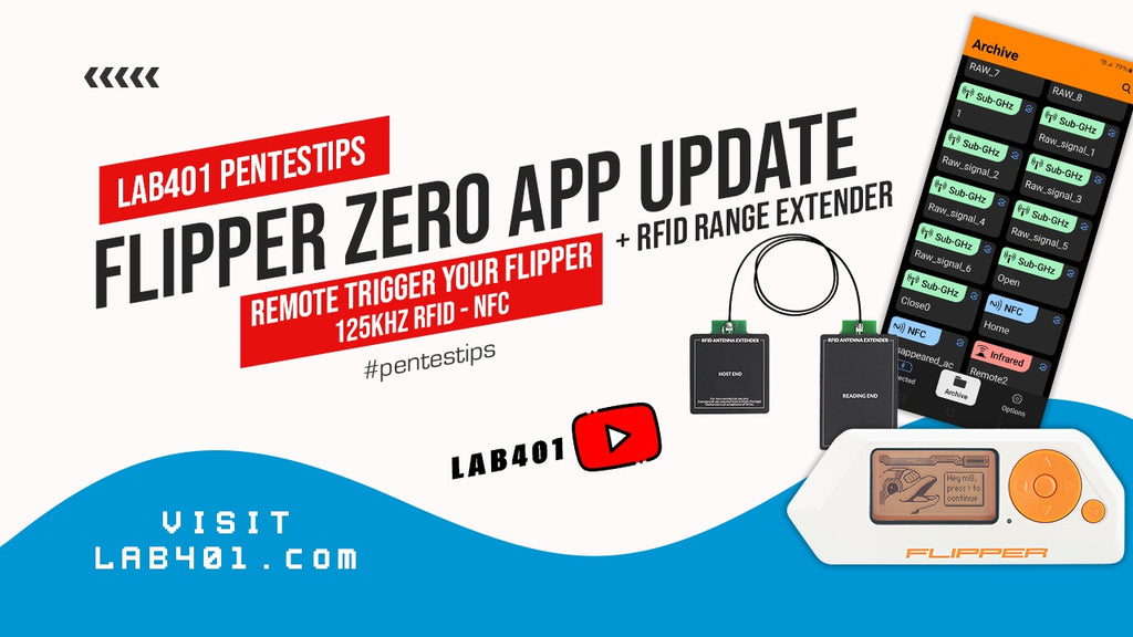 Flipper Zero Update : Wireless Control! – Lab401