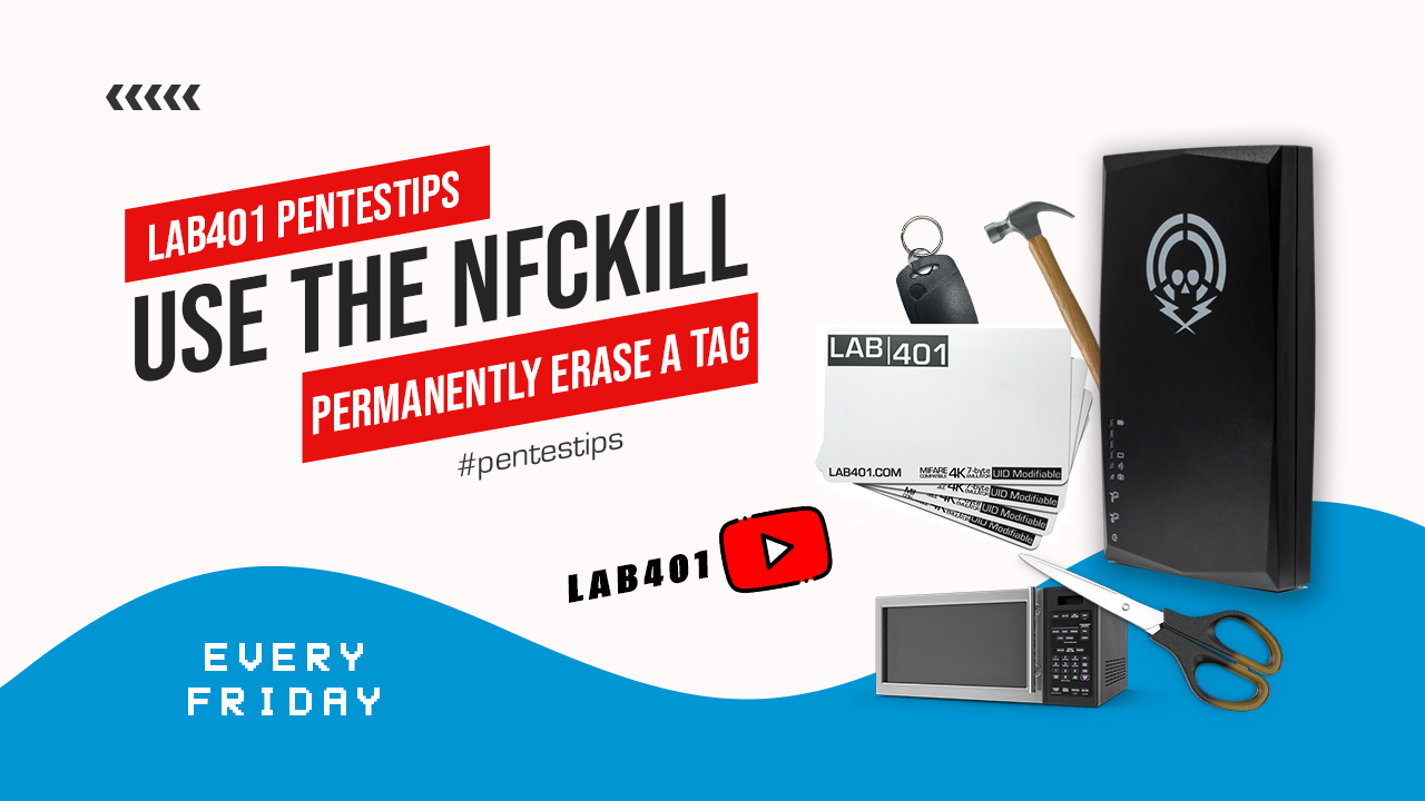 #Pentestips : How to safely and permanently erase a RFID tag with the NFCKill