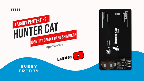 #pentestips : Identify credit card skimmers with the hunter cat