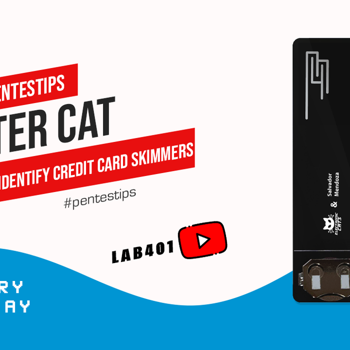 #pentestips : Identify credit card skimmers with the hunter cat