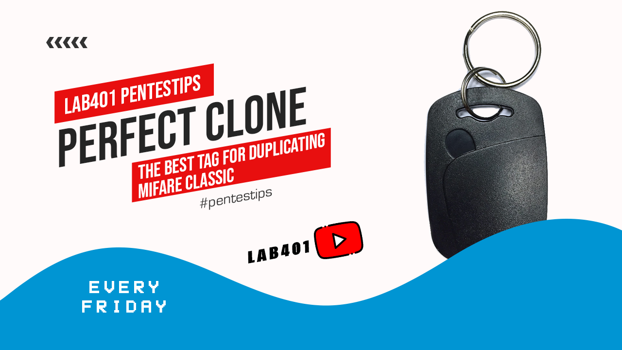 #pentestips: THE PERFECT CLONE. One Time Write RFID tag, the best for duplicating Mifare Classic.