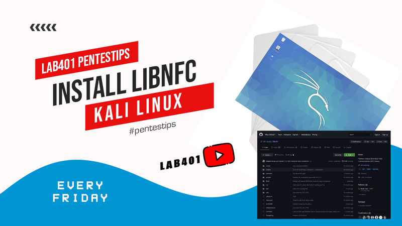 #pentestips installing libnfc on Kali linux.