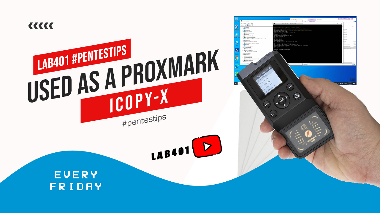 #pentestips Using the iCopy-X as a proxmark