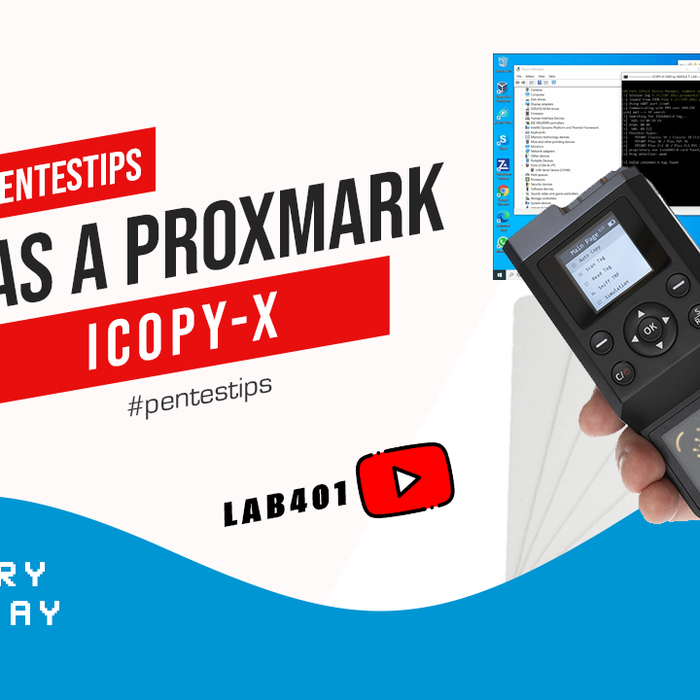 #pentestips Using the iCopy-X as a proxmark