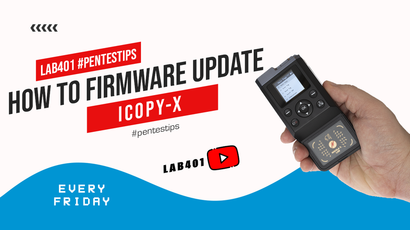 #pentestips: iCopy-X : How to firmware update
