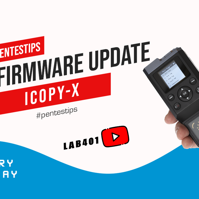#pentestips: iCopy-X : How to firmware update