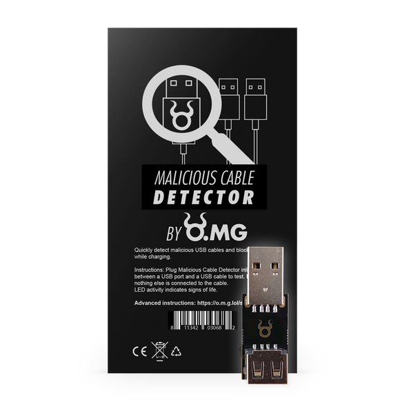 Detector de cables maliciosos O.MG