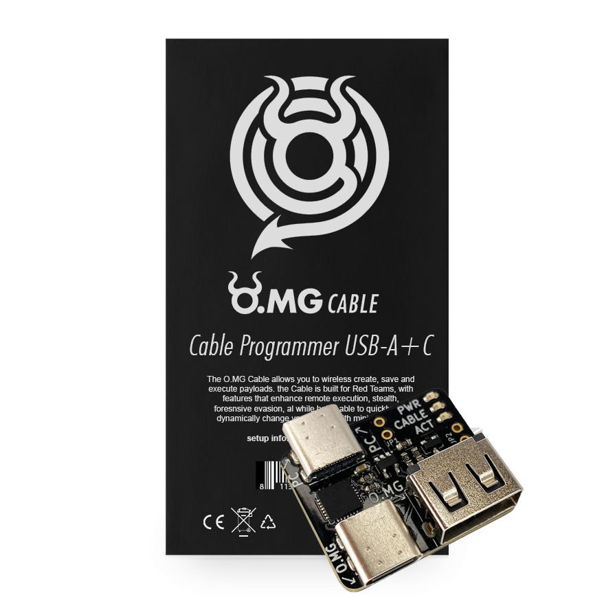 O.MG Cable Programmer (USB A+C) — Lab401 O.MG Cable Programmer (USB A+C) — Lab401