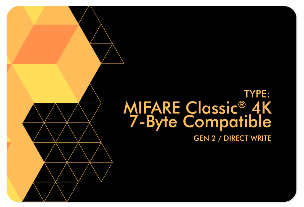 MIFARE Classic® 4K Compatible con UID de 7 bytes (Gen2) Etiqueta en blanco
