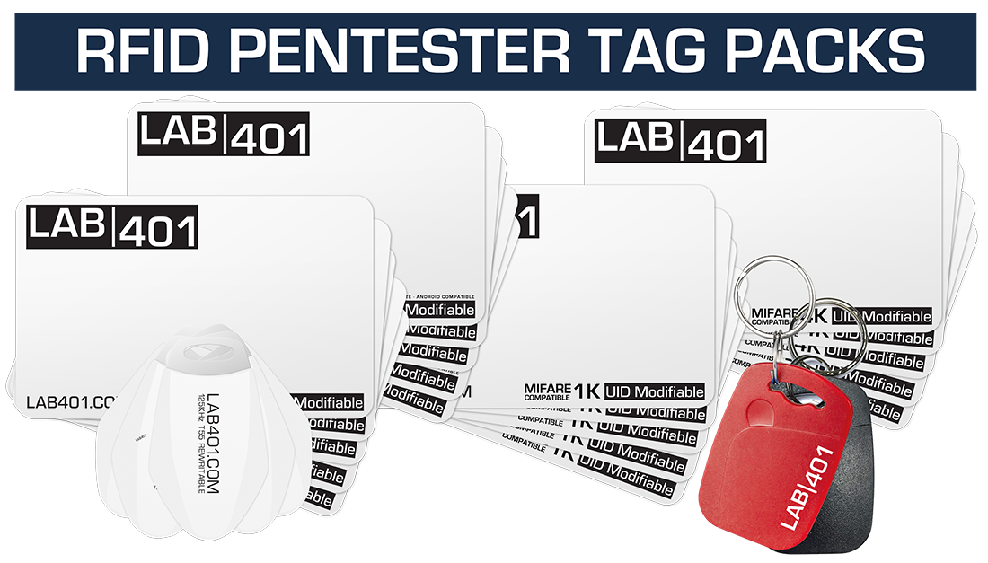 Pack des tags RFID Pentester