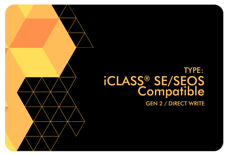 Etiqueta en blanco compatible con iCLASS® SE/SEOS