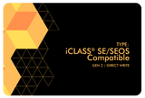 Tag vierge compatible iCLASS® SE/SEOS